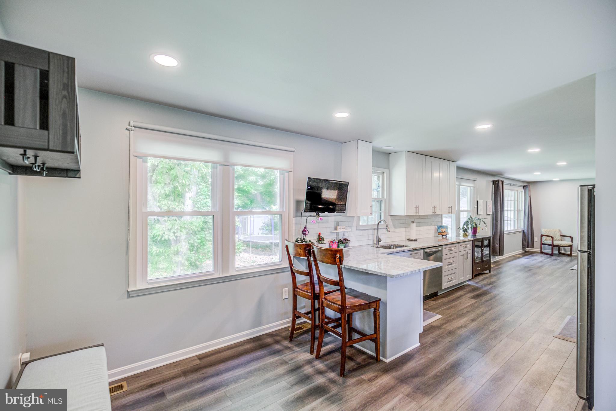7307 Reservation Drive Springfield, VA 22153 - Photo 18 of 47 Renovated and expanded kitchen