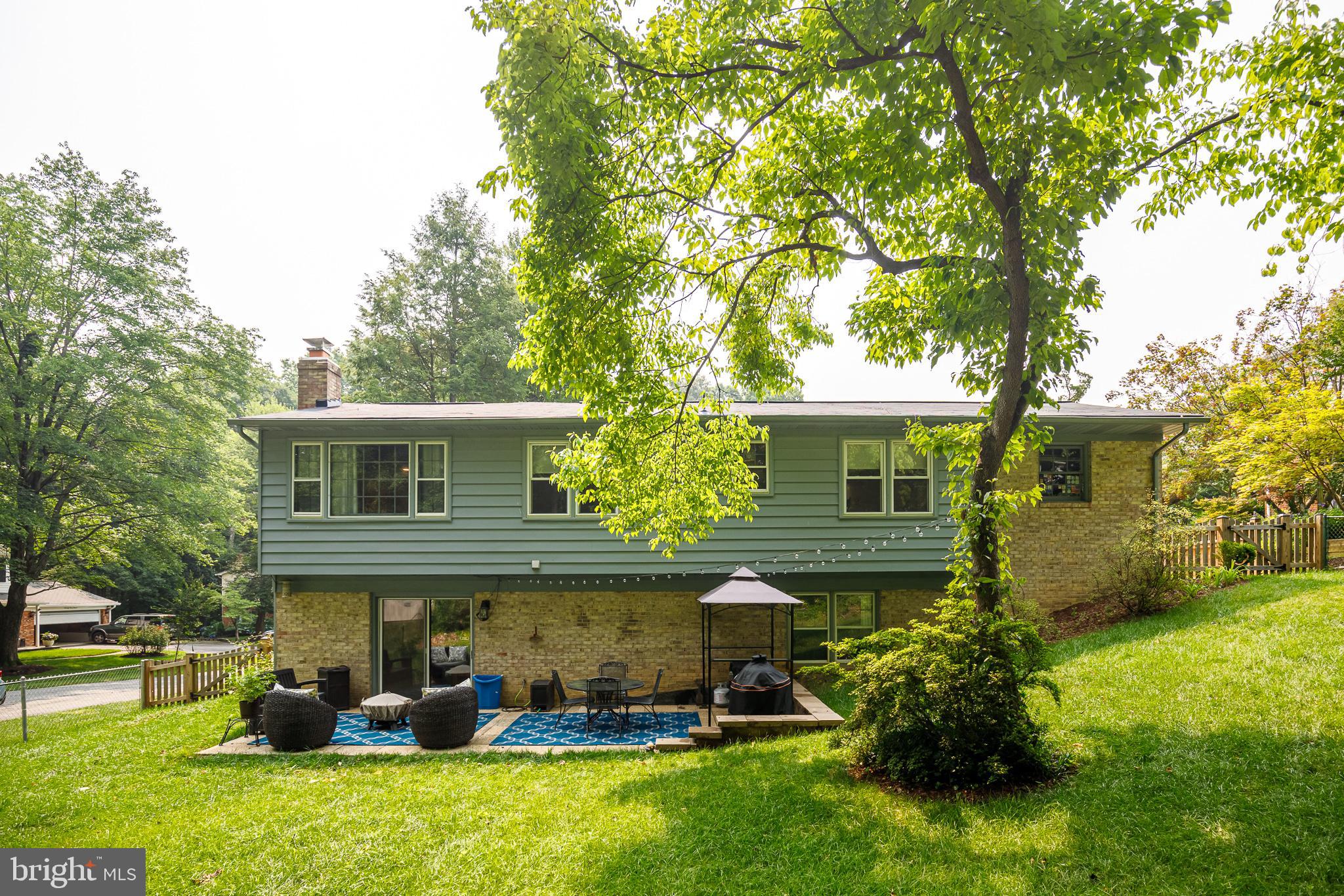 Rear of home