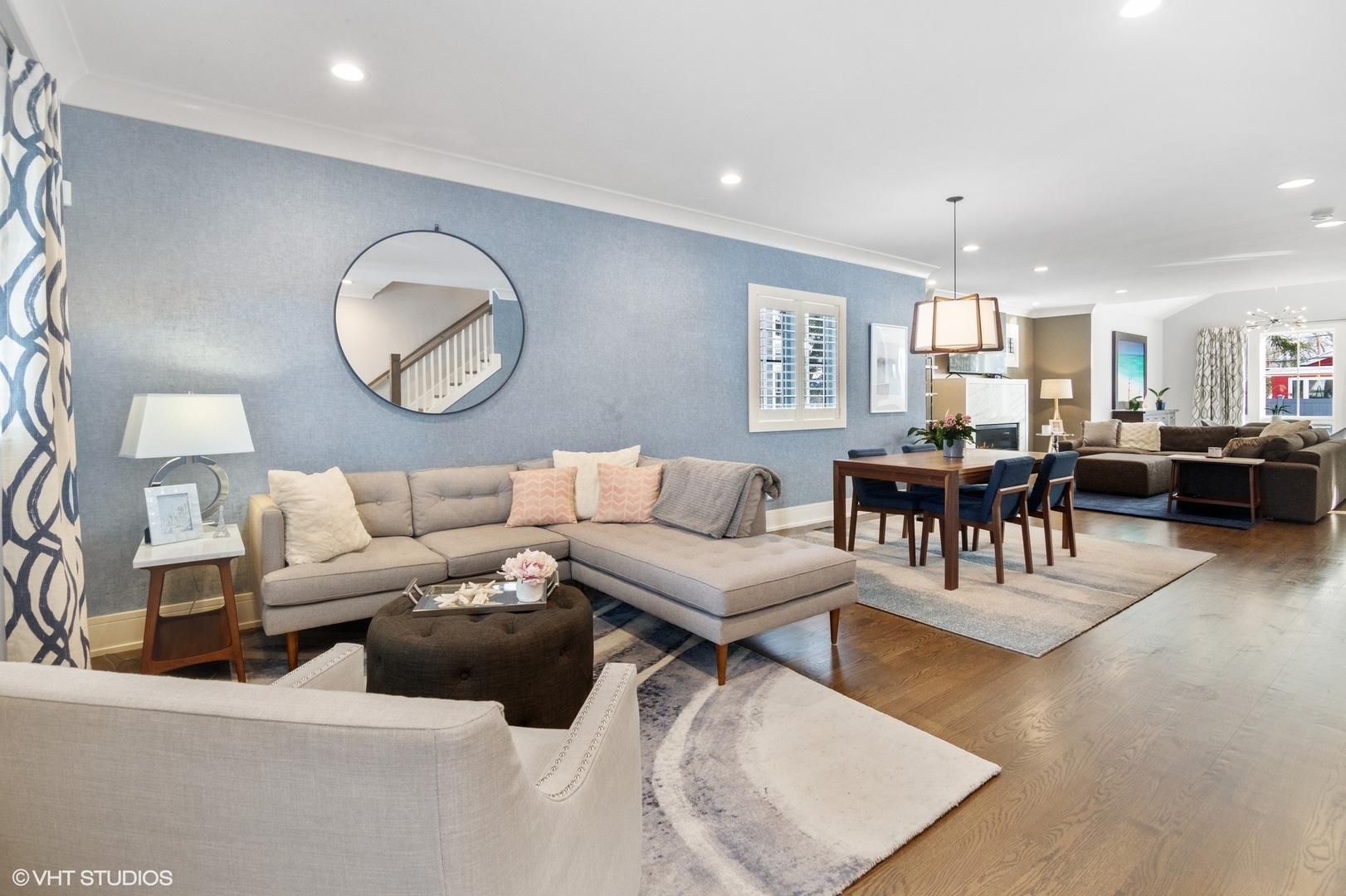 933 Echo Lane Glenview, IL 60025 - Photo 3 of 28 a living room with furniture and wooden floor