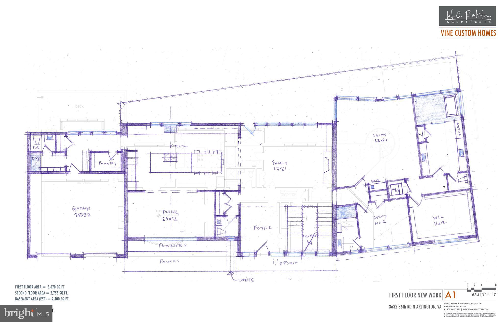 3632 36th Road North Arlington, VA 22207 - Photo 12 of 14 Main Level Floor Plan