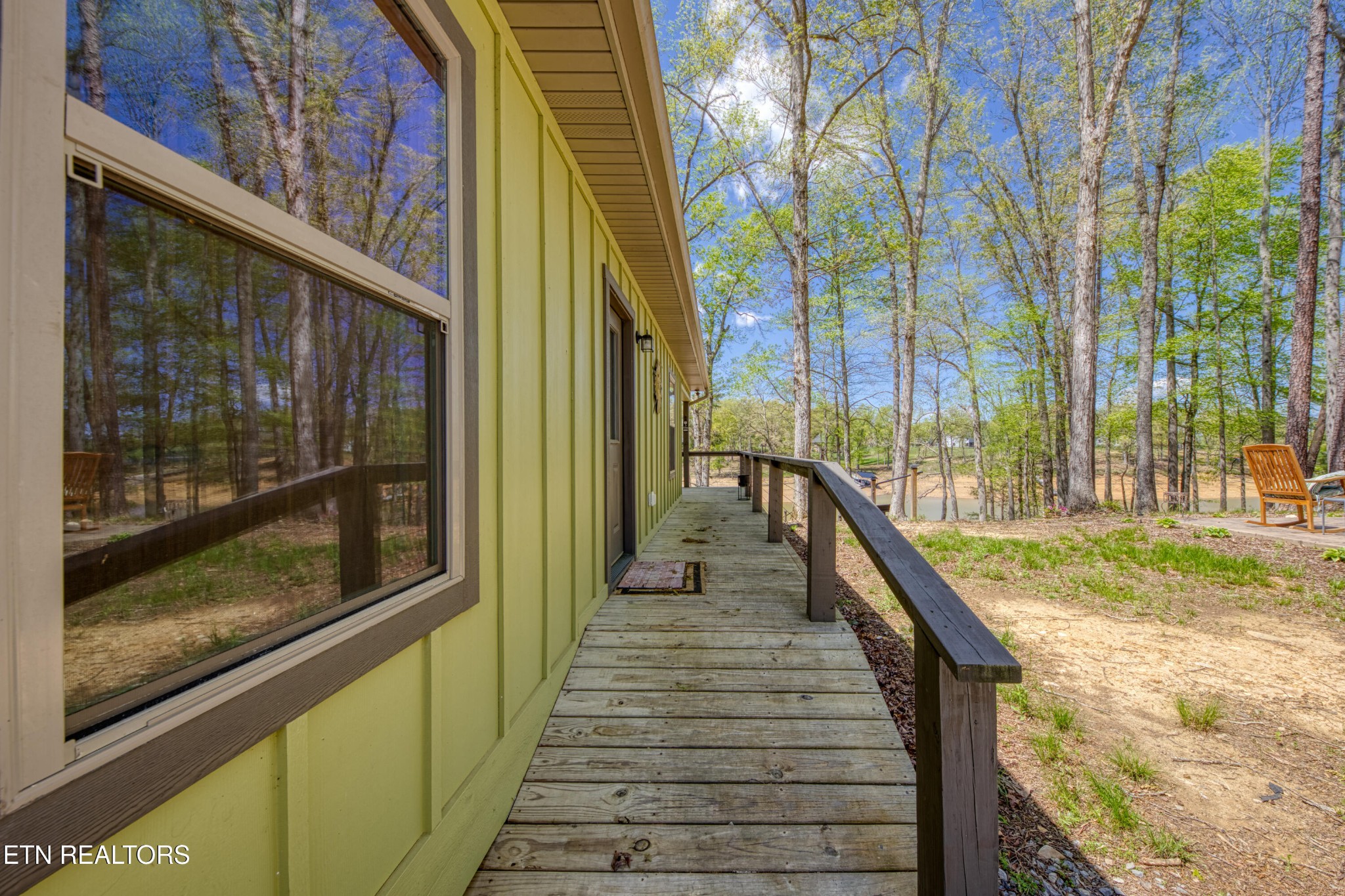 1040 Rdg Pt Trail Dandridge, TN 37725 - Photo 12 of 31 a view of a balcony with staircase