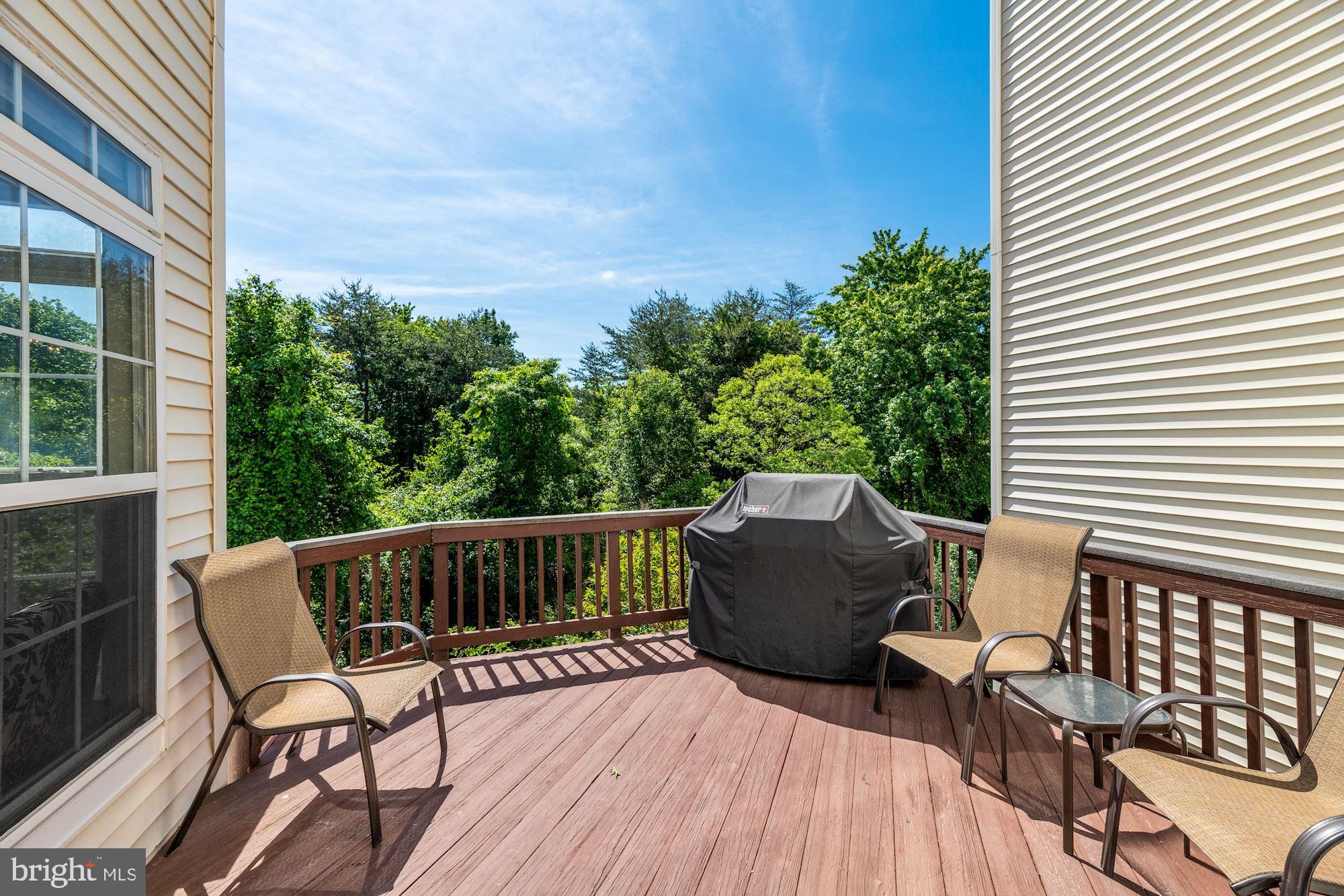 7265 John Rylands Way Springfield, VA 22150 - Photo 23 of 26 Deck with fantastic woods views
