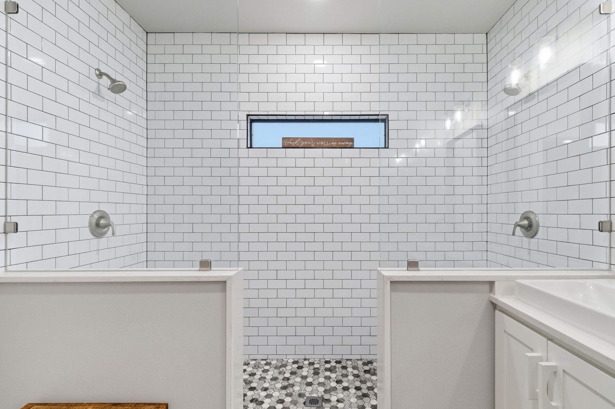 75 County Road 3669 North Splendora, TX 77372 - Photo 26 of 36 Spacious Shower w/dual showerheads