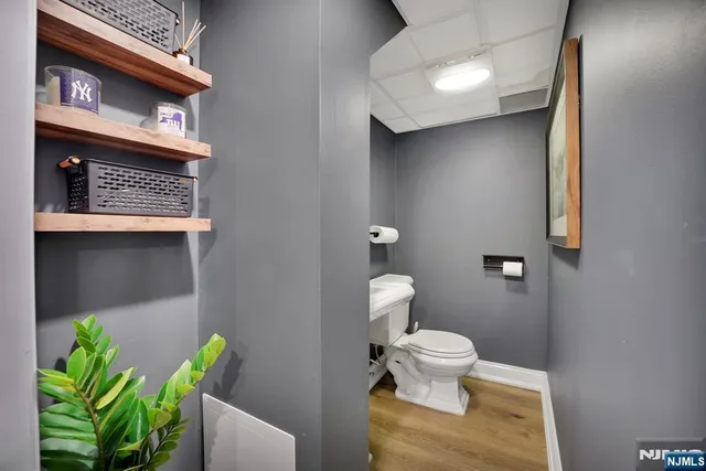 a room with gym equipment