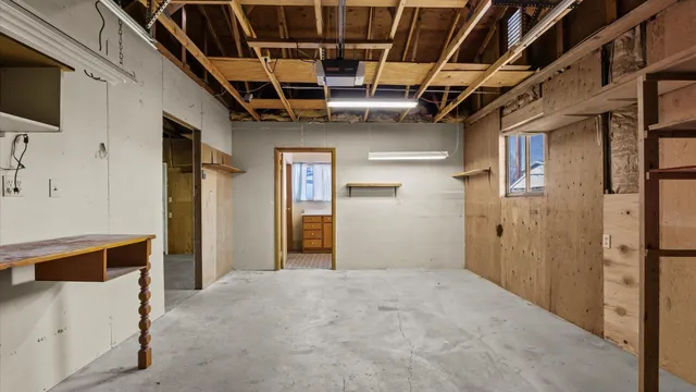 a view of an empty room