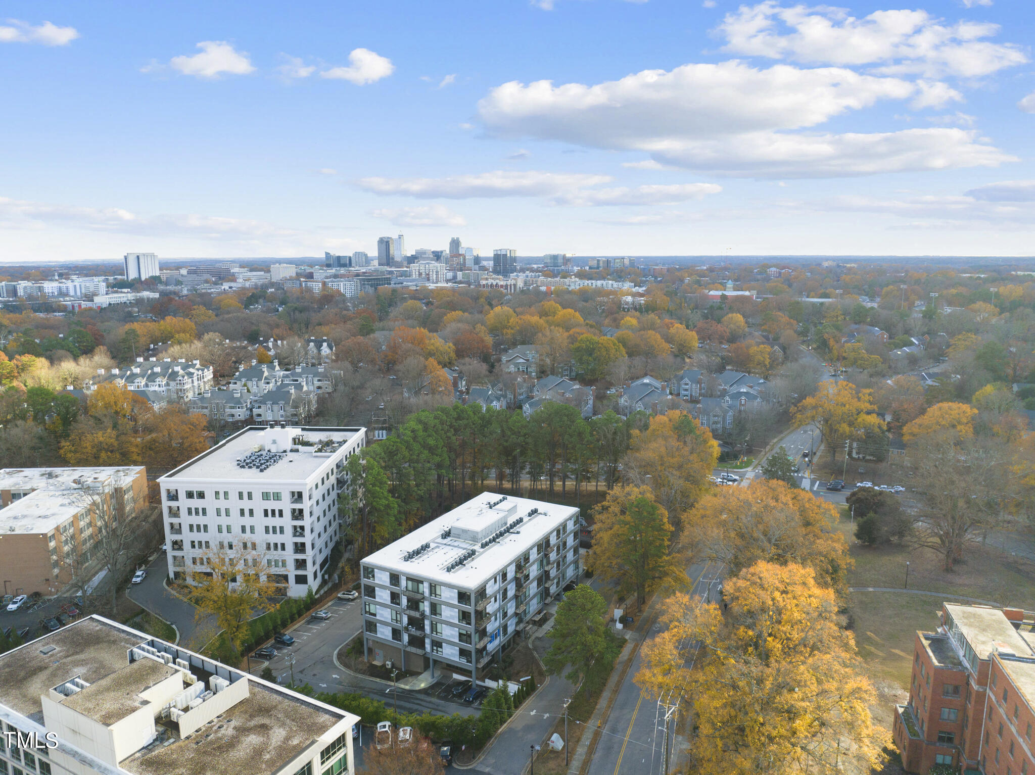 1300 St Marys Street, Unit 301 Raleigh, NC 27605 - Photo 25 of 27 a view of a city with lawn chairs