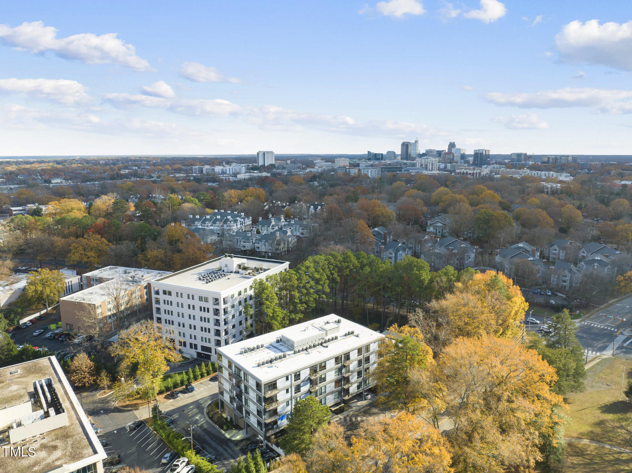 1300 St Marys Street, Unit 301 Raleigh, NC 27605 - Photo 26 of 27 a view of a lake in middle of the town