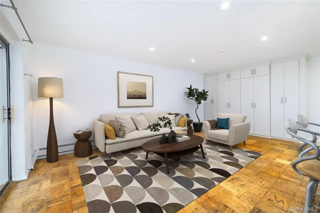 a view of room and natural light