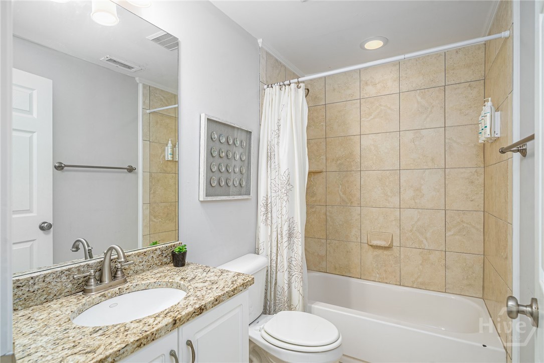 18 Silver Avenue, Unit 1 Tybee Island, GA 31328 - Photo 18 of 50 Guest Bedroom Ensuite Bathroom