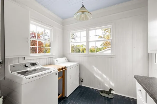 a room with storage and utility