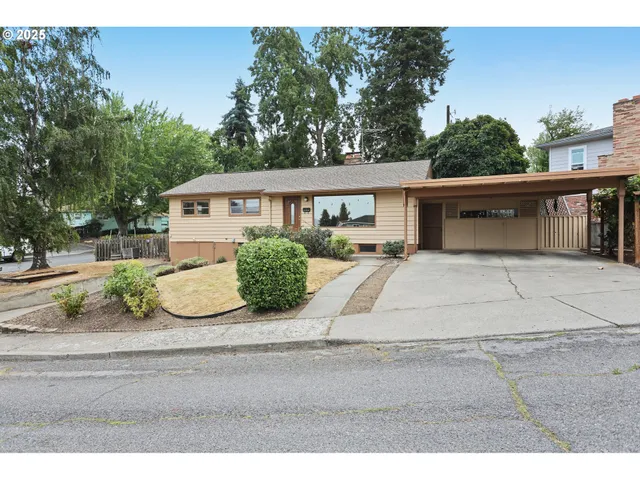 a view of house with outdoor space and porch
