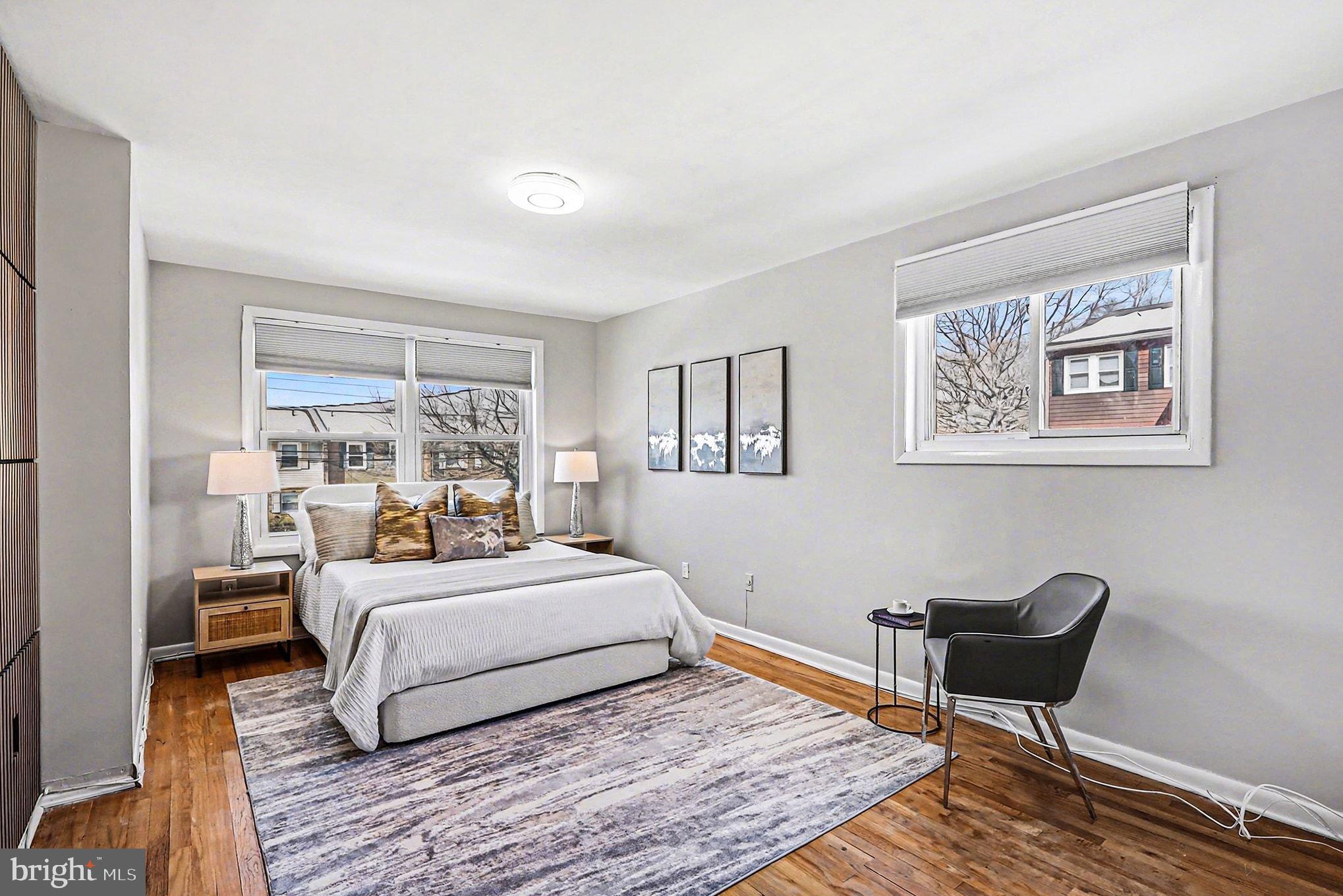 2402 24th Street Southeast Washington, DC 20020 - Photo 24 of 41 Bright and airy bedroom with modern charm.