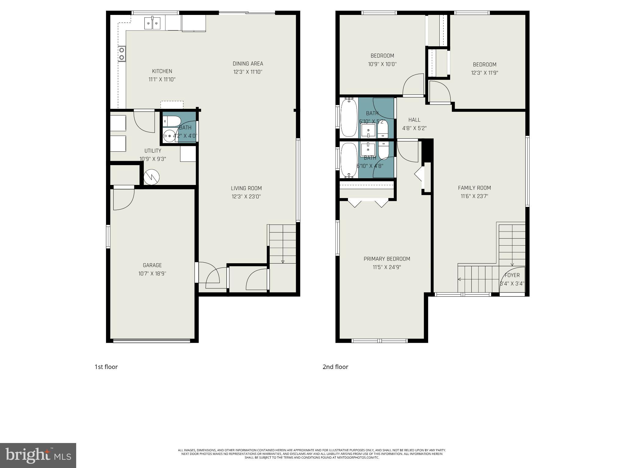 2402 24th Street Southeast Washington, DC 20020 - Photo 38 of 38 Spacious two-story floor plan layout.