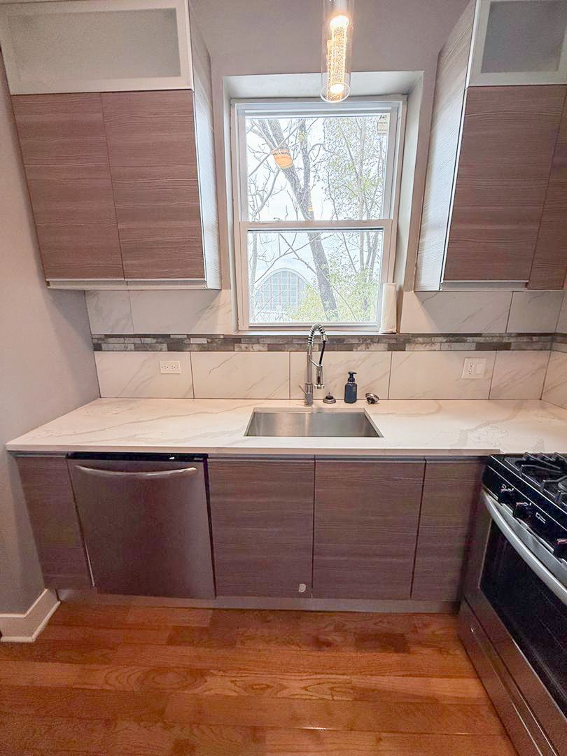 438 East 49th Street, Unit 3 Chicago, IL 60615 - Photo 6 of 18 a bathroom with a sink and a window