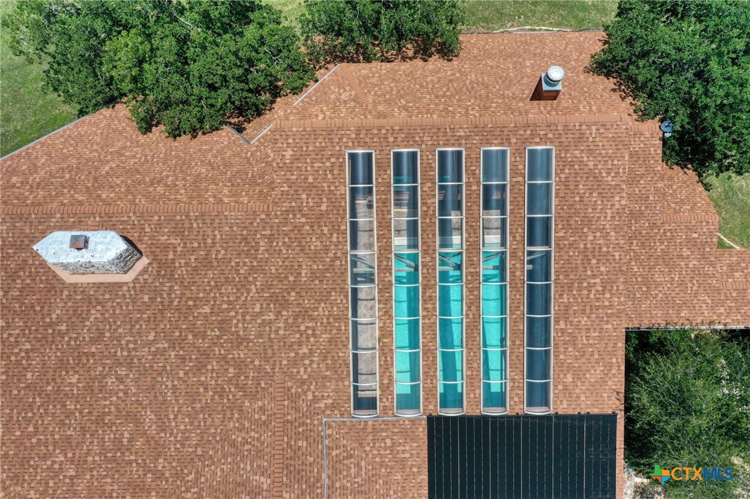 700 Breakaway Road Cedar Park, TX 78613 - Photo 29 of 38 Aerial view of top of house looking into indoor pool area