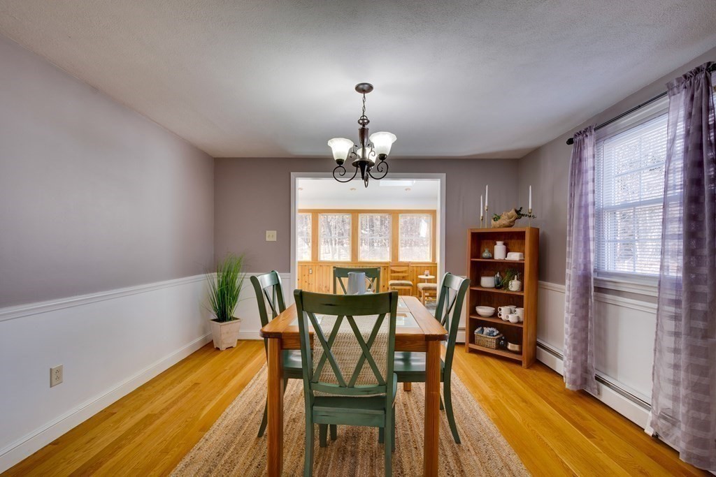95 Andover Road Billerica, MA 01821 - Photo 10 of 18 a view of a dining room with furniture window and wooden floor