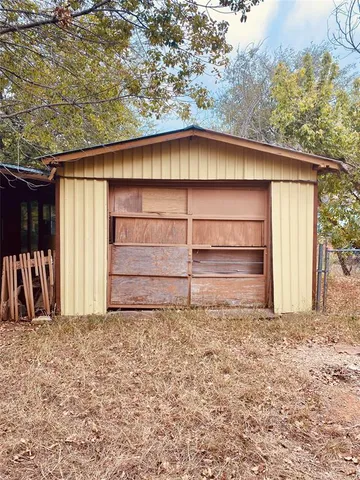 a backyard of a house