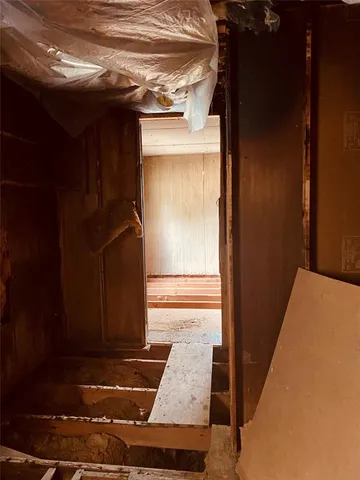 a view of a door of the house