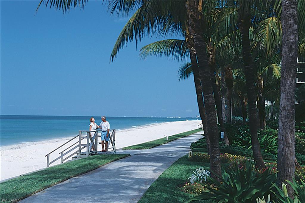 4160 Crayton Road, Unit A5 Naples, FL 34103 - Photo 39 of 46 The Park Shore residents-only beach features a scenic 2-mile sidewalk promenade