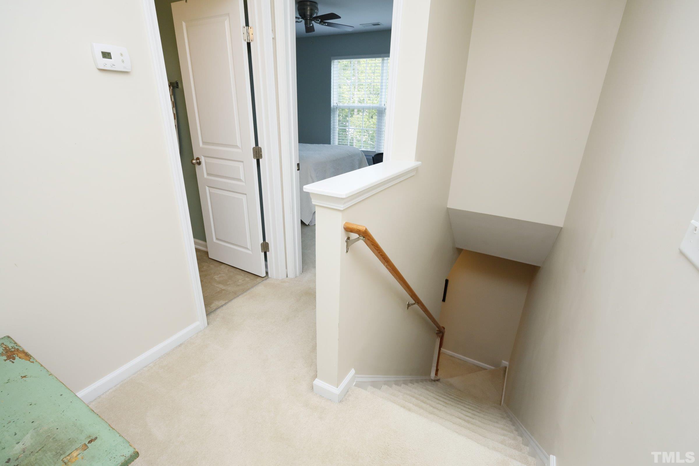 304 Red Elm Drive Durham, NC 27713 - Photo 15 of 27 a view of a hallway view with staircase