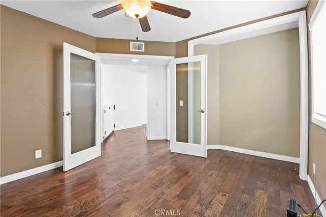 wooden floor in an empty room