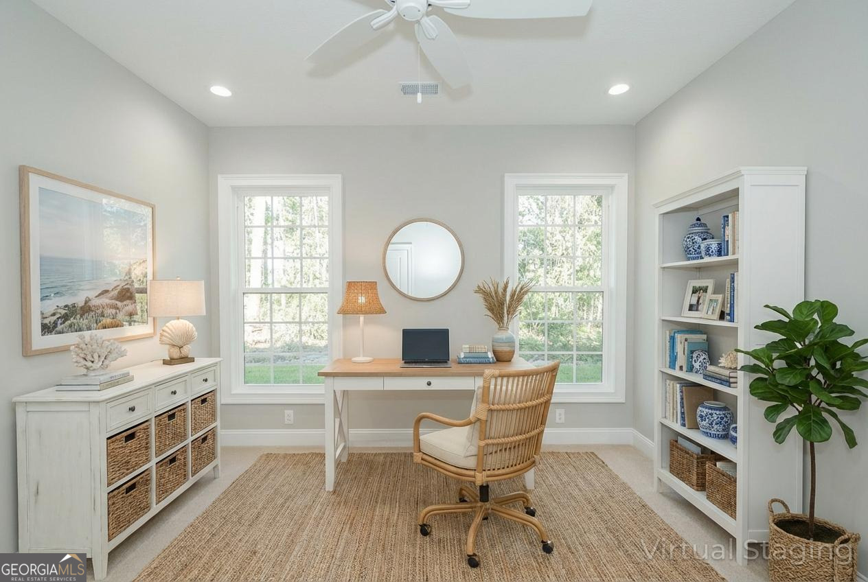 205 Riley Hunter Drive Kingsland, GA 31548 - Photo 53 of 81 a view of a workspace with furniture and a window