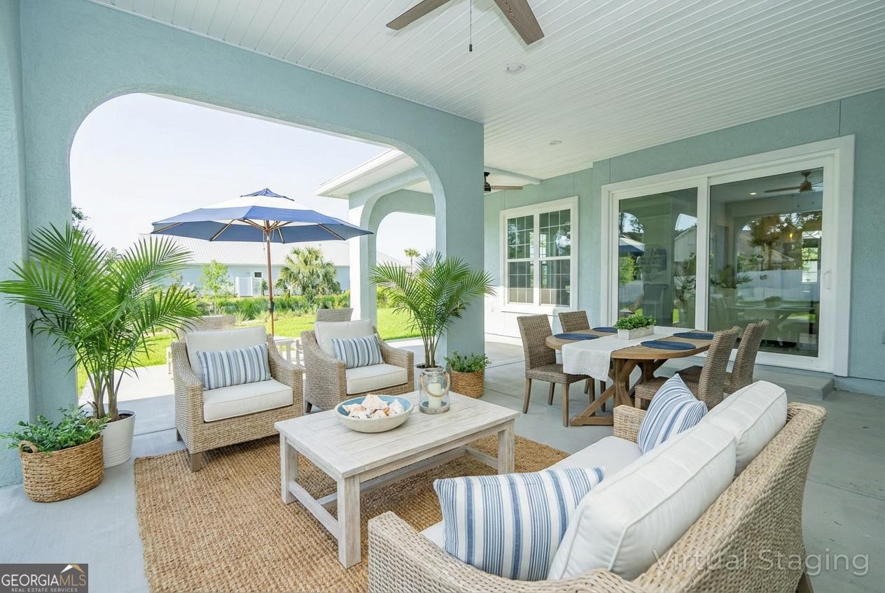 205 Riley Hunter Drive Kingsland, GA 31548 - Photo 72 of 81 a living room with furniture and a potted plant