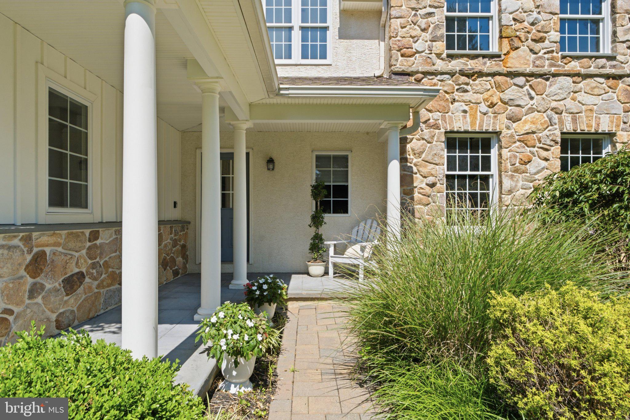 342 Ring Road Chadds Ford, PA 19317 - Photo 93 of 95 Charming entryway with lush greenery.