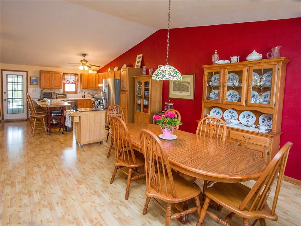 618 Cemetery Road Perryopolis, PA 15473 - Photo 2 of 25 Cathedral ceiling in the kitchen/dining room area.