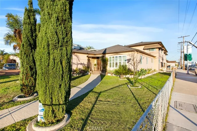 a view of swimming pool from a balcony