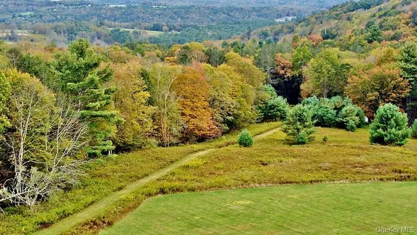 a view of yard with green space