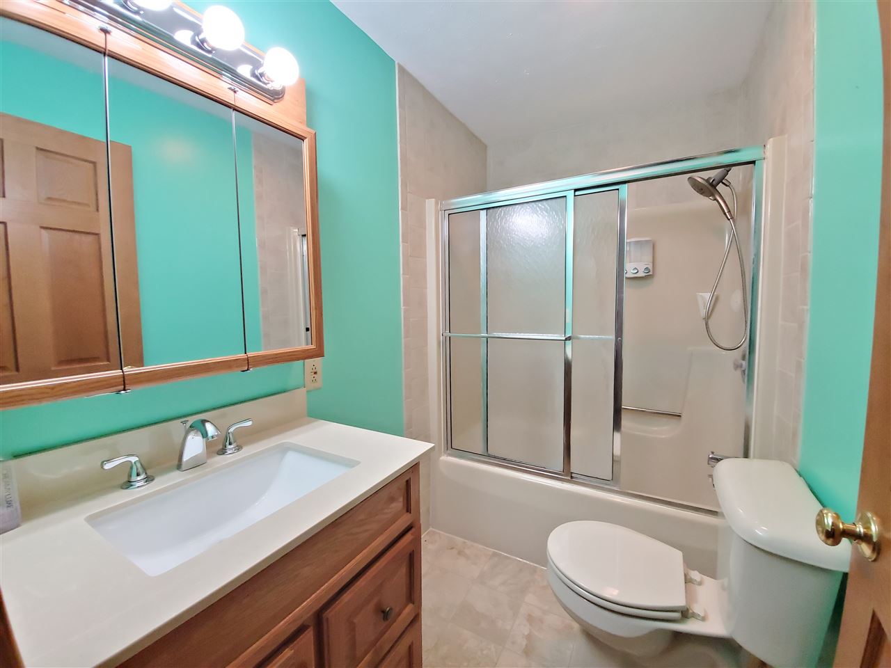 1176 Daysville Road Oregon, IL 61061 - Photo 20 of 34 a bathroom with a sink toilet and shower