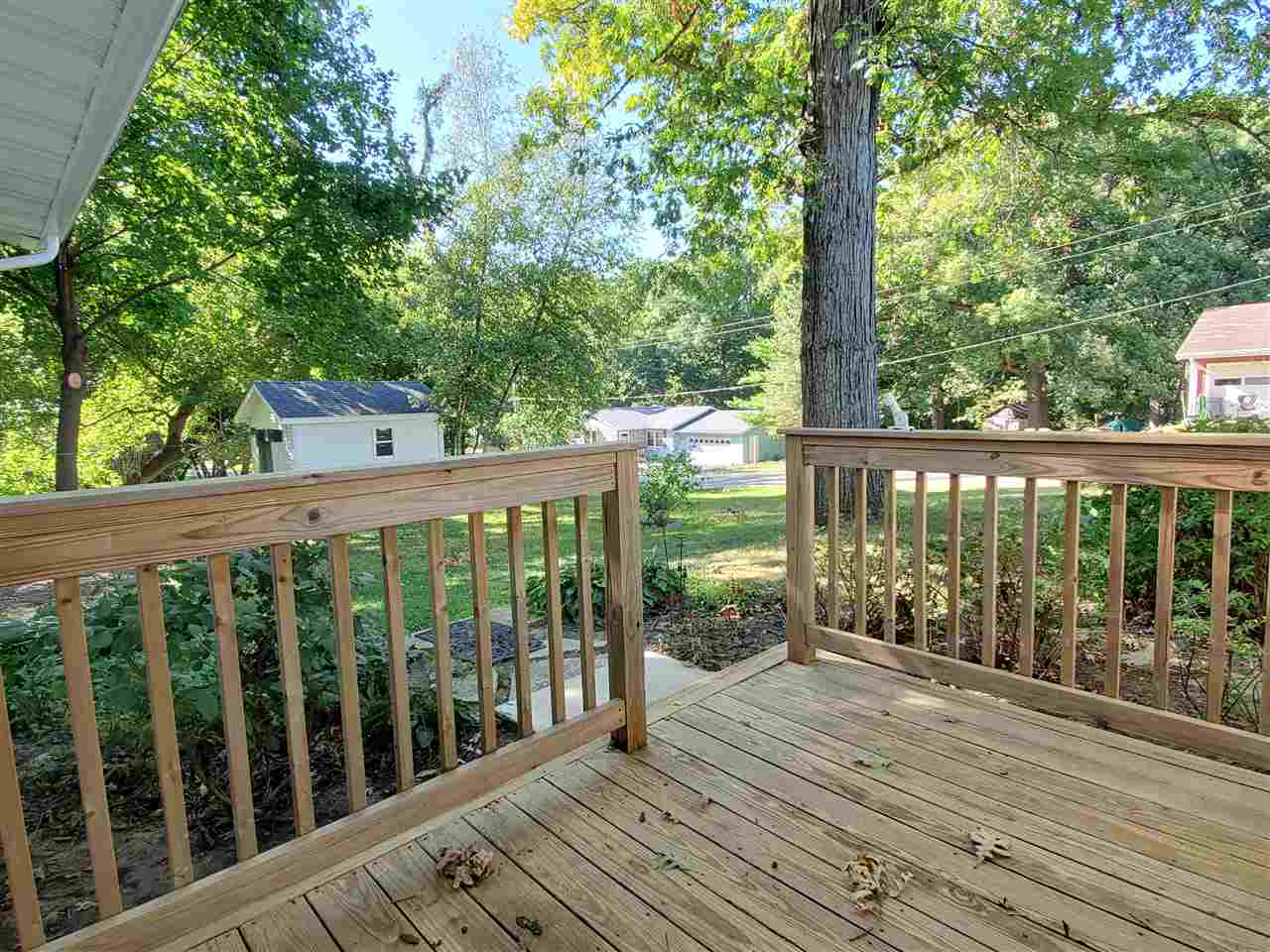 1176 Daysville Road Oregon, IL 61061 - Photo 28 of 34 a view of a wooden deck