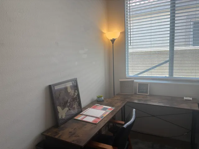 a view of a lake with houses