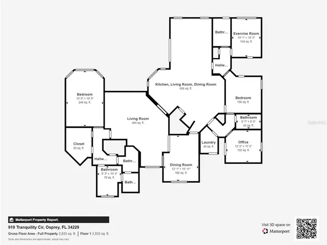 $825,000 | 919 Tranquility Circle, Osprey, FL 34229