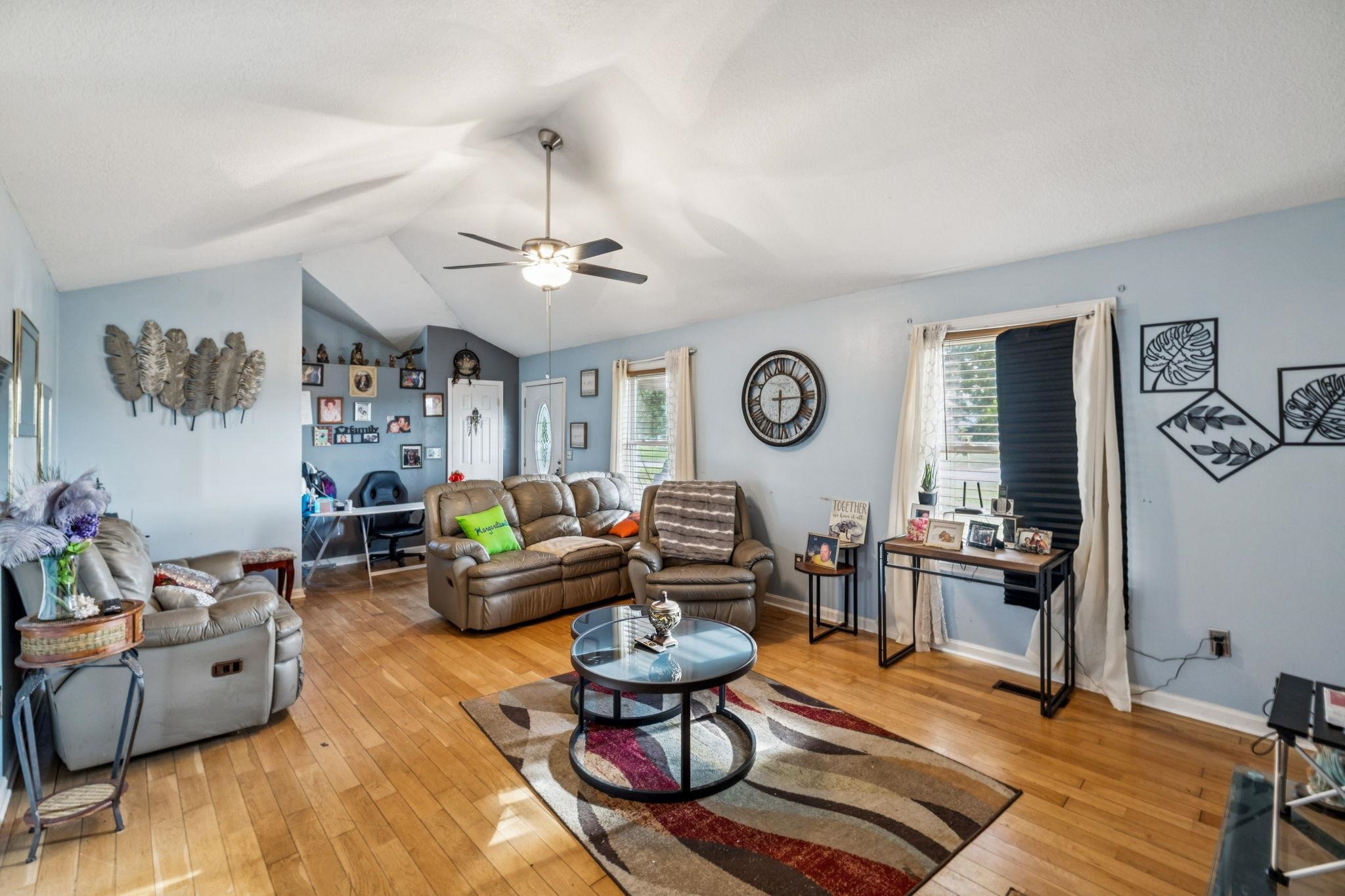 537 Isbell Lane Decherd, TN 37324 - Photo 6 of 40 a living room with furniture and a large window