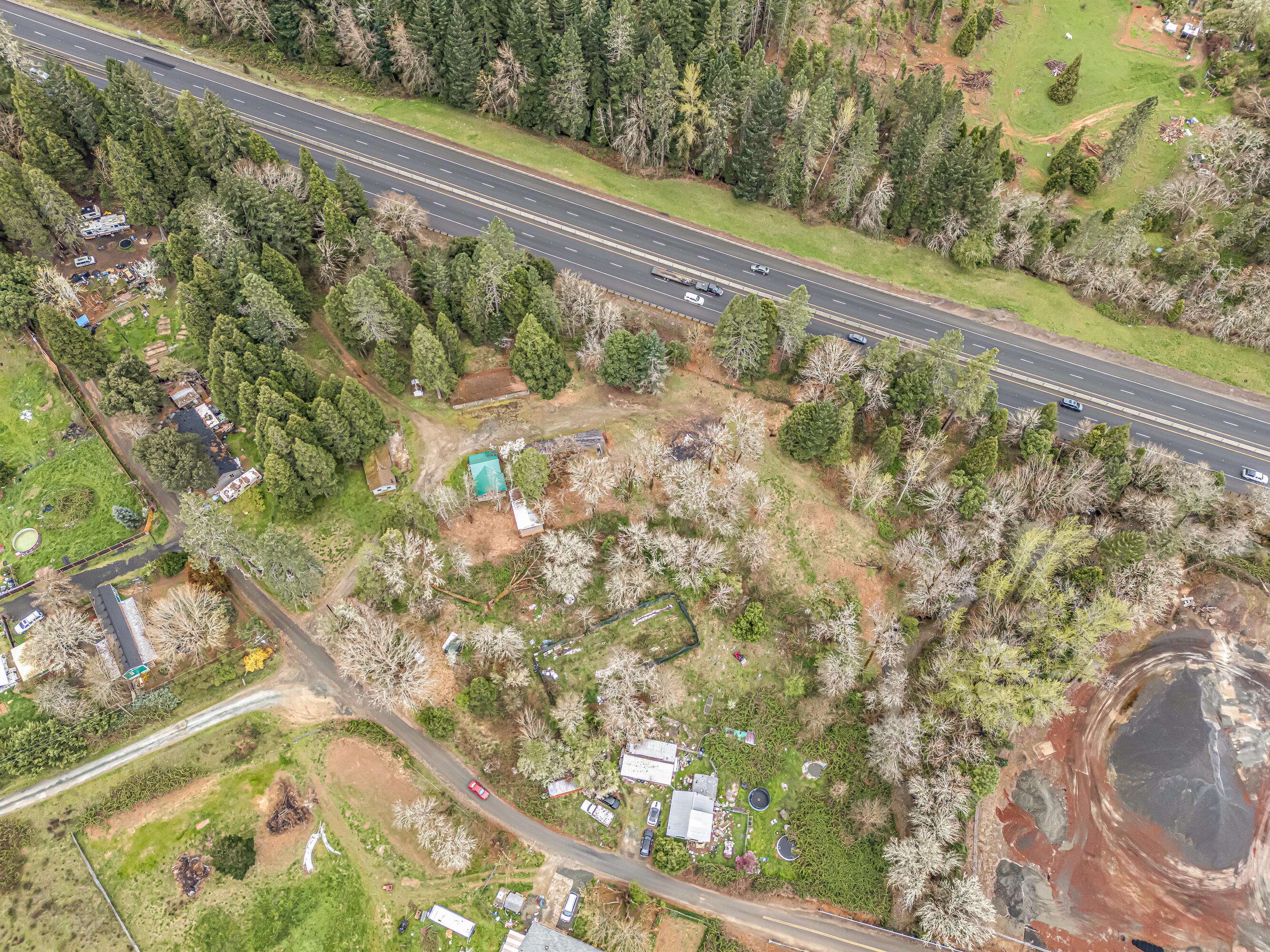 159 Bloom Road Wolf Creek, OR 97497 - Photo 28 of 38 a view of a yard from a balcony