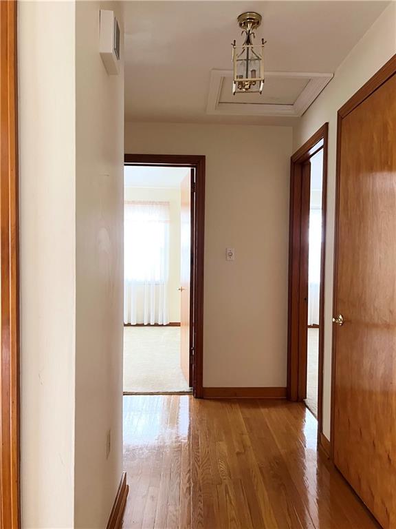 233 Reed Street Lower Burrell, PA 15068 - Photo 23 of 40 Hallway to bedrooms. Gleaming hardwood flooring.