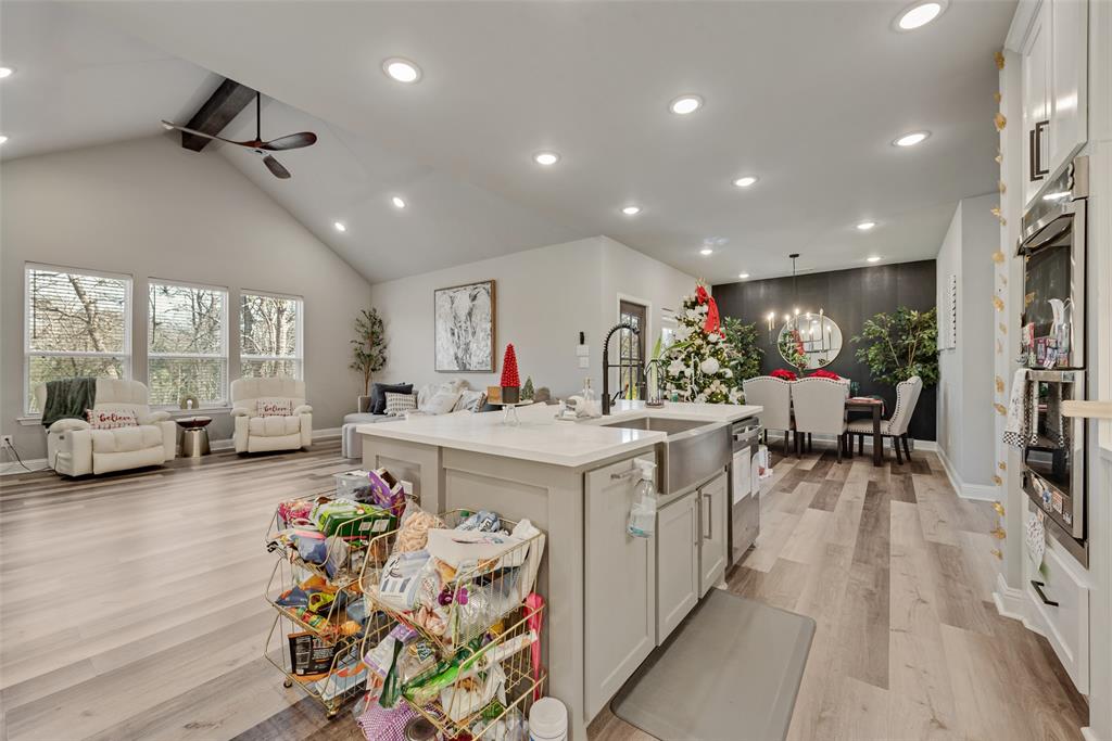 421 Ridgeview Road Sherman, TX 75092 - Photo 16 of 35 a view of a dining room with furniture and a chandelier