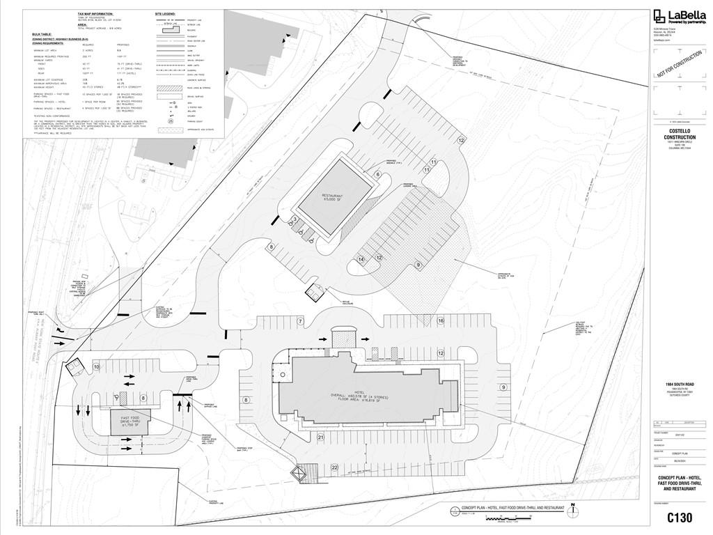 1984 South Road Poughkeepsie, NY 12601 - Photo 7 of 11 Hotel Concept Plan for 1984 South Rd