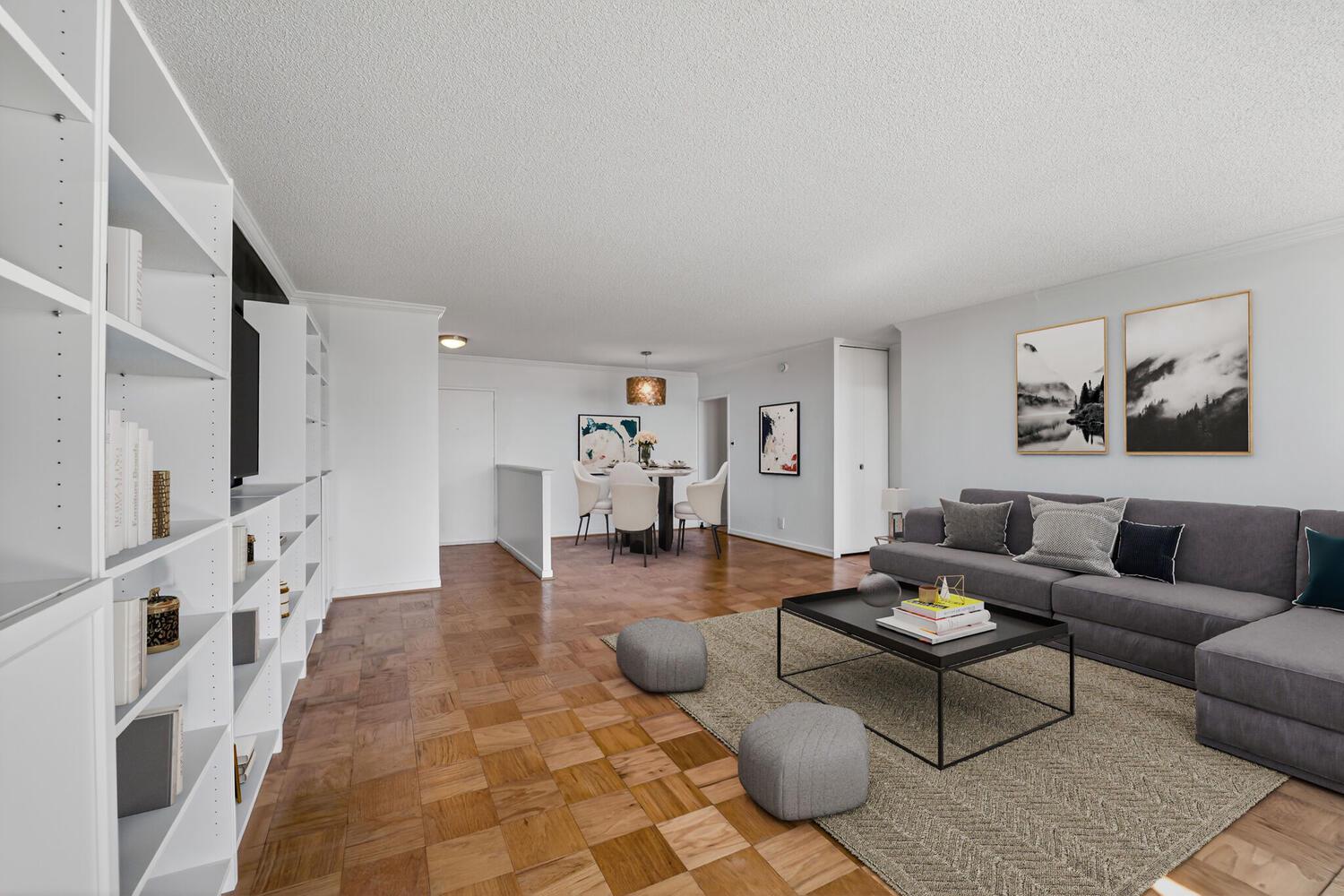 240 M Street Southwest, Unit E406 Washington, DC 20024 - Photo 8 of 36 Great space & flow (virtually staged)