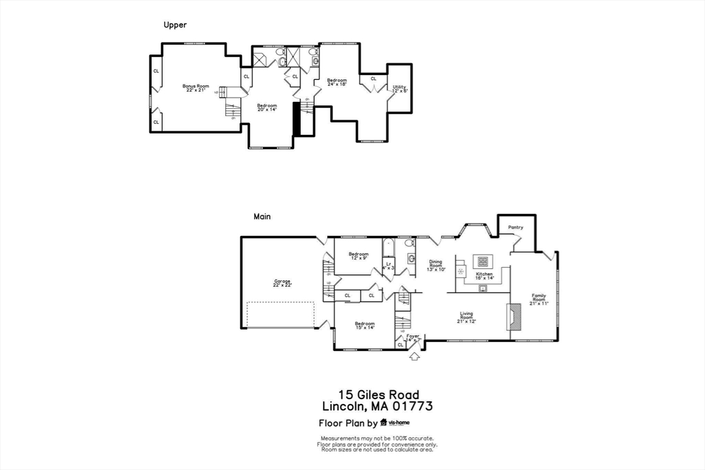 15 Giles Road Lincoln, MA 01773 - Photo 20 of 22 a picture of floor plan