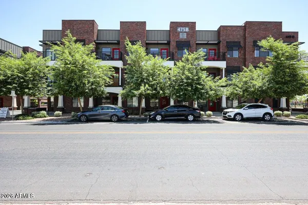 a car parked in front of a building