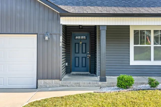 a view of entrance front of the house