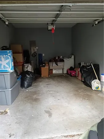 a view of storage and utility room