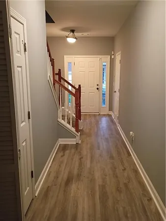 wooden floor in an empty room