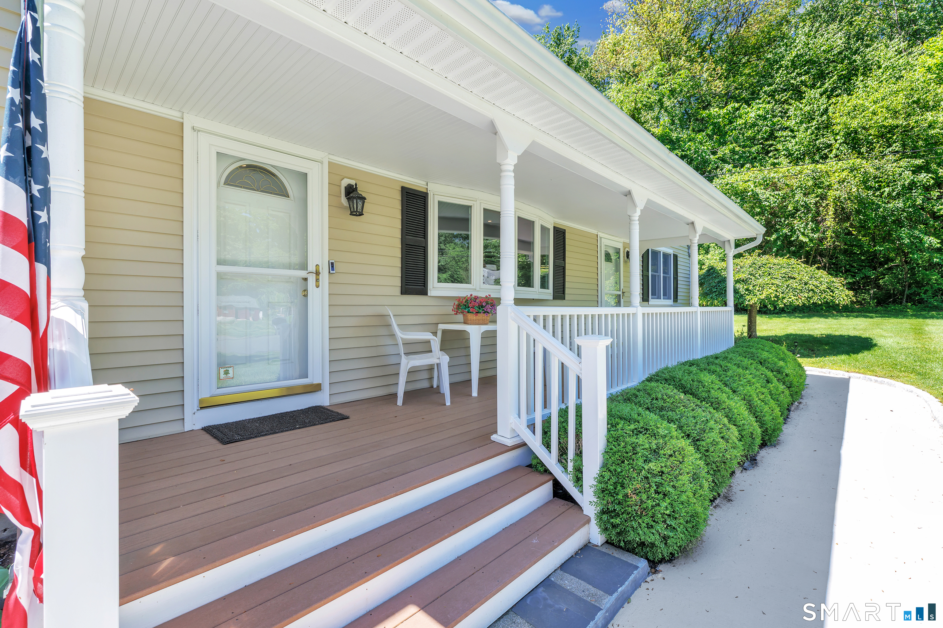 109 Gay Bower Road Monroe, CT 06468 - Photo 12 of 33 Front Exterior Covered Porch