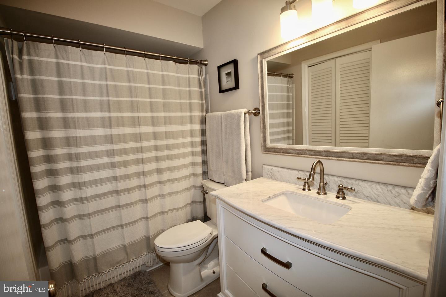 5918 Prince George Drive, Unit 313 Springfield, VA 22152 - Photo 21 of 29 a bathroom with a sink toilet and shower