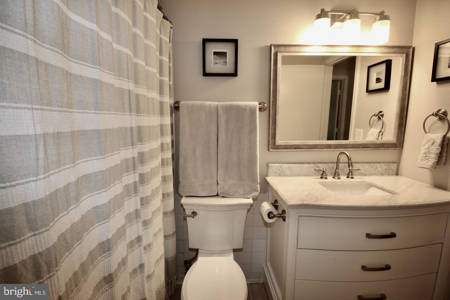 5918 Prince George Drive, Unit 313 Springfield, VA 22152 - Photo 23 of 29 a bathroom with a sink toilet and mirror