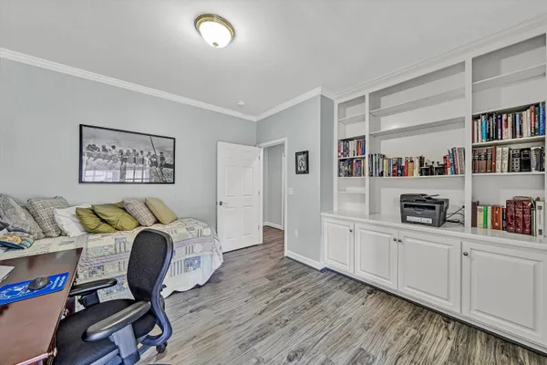 a bathroom with a sink double vanity and a mirror